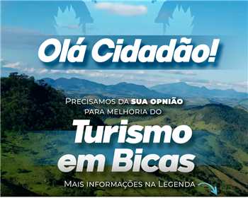 Precisamos da sua opnio! Ajude no desenvolvimento do Plano Municipal de Turismo!